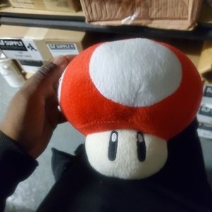 Mario mushroom plush doll